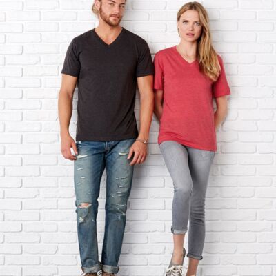 Unisex Triblend Short-Sleeve V-Neck Tee Thumbnail
