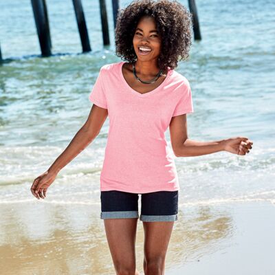 Ladies' X-Temp&reg; Performance V-Neck T-Shirt Thumbnail