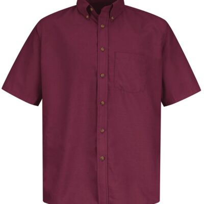 Men&#39;s Tall Poplin Short Sleeve Dress Shirt Thumbnail